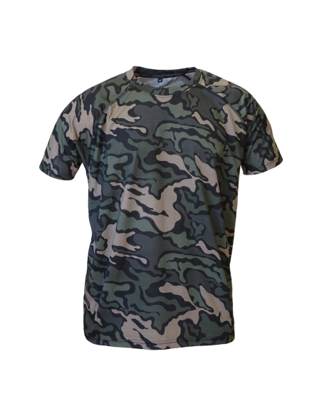 CAMISETA INFANTIL M/C CAMUFLAJE