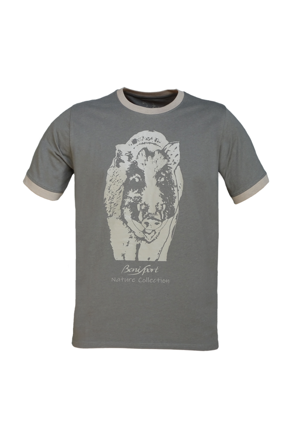 CAMISETA ALGODÓN BEIGE "JABALI" INFANTIL