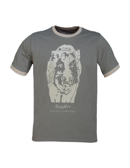 CAMISETA ALGODÓN BEIGE "JABALI" INFANTIL