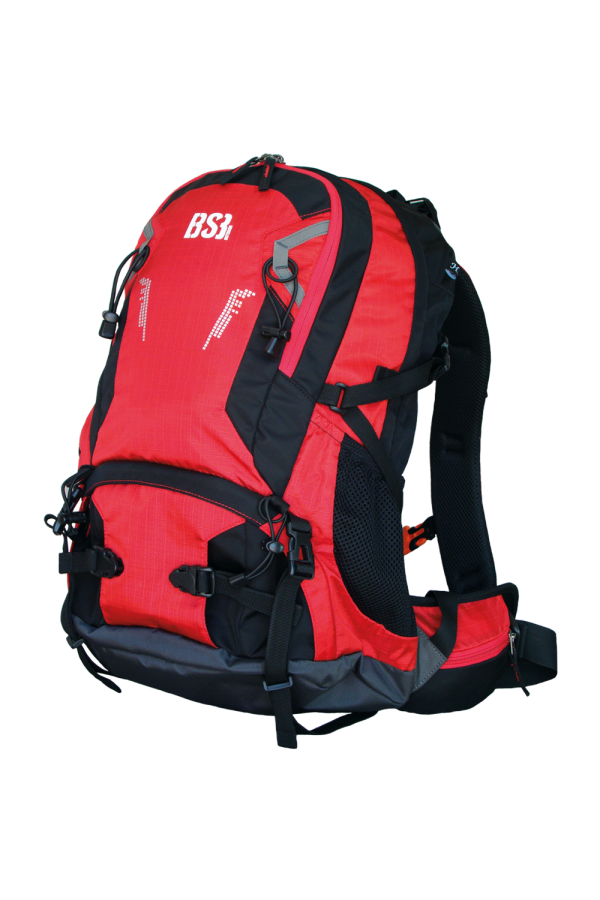 MOCHILA TÉCNICA "ATLAS" ROJO/NEGRO