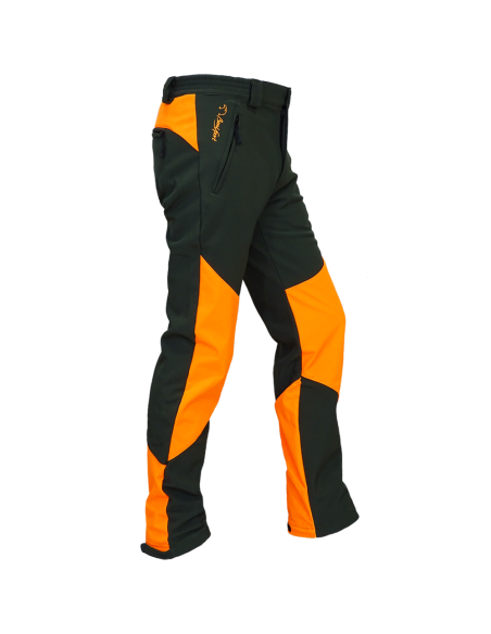 PANTALÓN SOFT SHELL CAQUI NARANJA "NORTH"