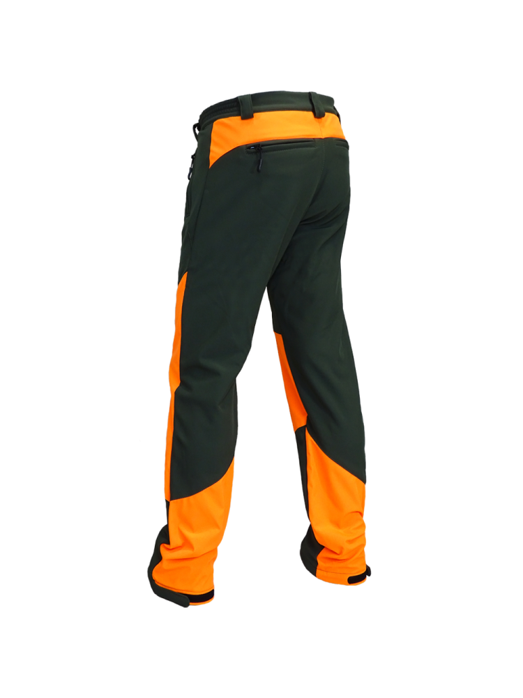 PANTALÓN SOFT SHELL CAQUI NARANJA "NORTH"