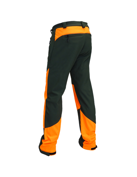 PANTALÓN SOFT SHELL CAQUI NARANJA "NORTH"