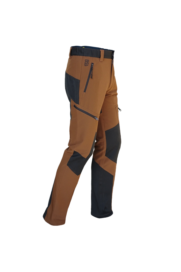 PANTALÓN MARRÓN/NEGRO "ELBA"