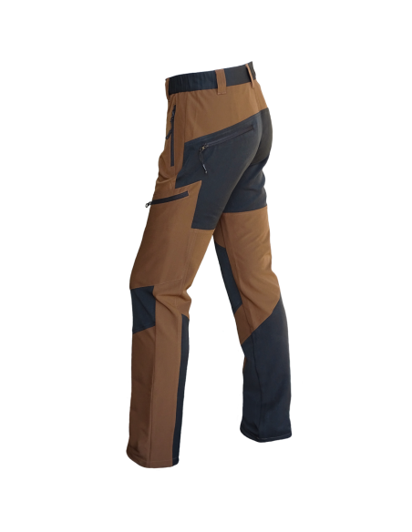 PANTALÓN MARRÓN/NEGRO "ELBA"