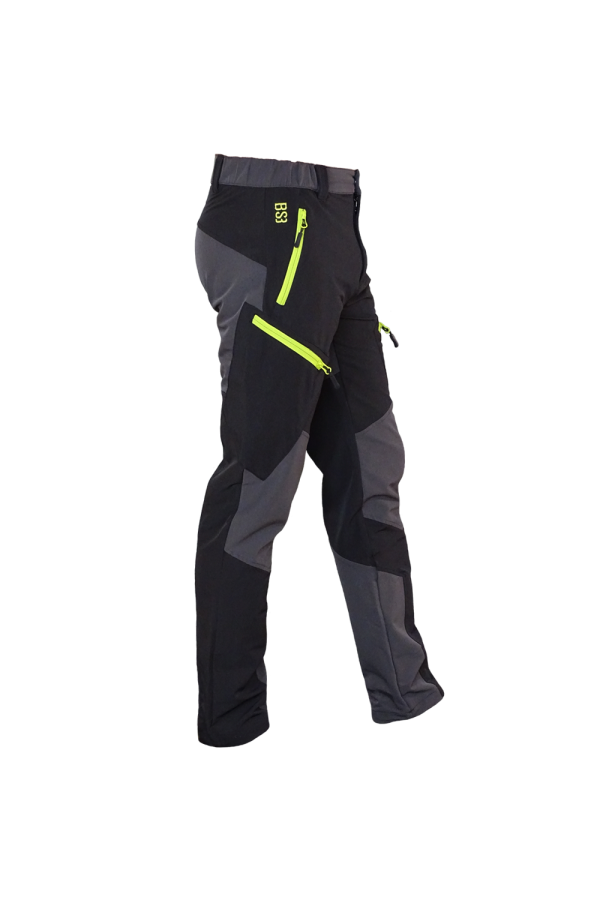 PANTALÓN NEGRO/GRIS "TURIA"