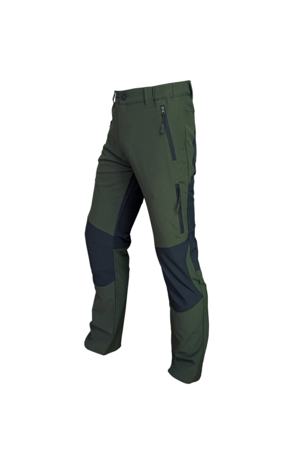 PANTALÓN CAQUI/NEGRO "ALGAR"