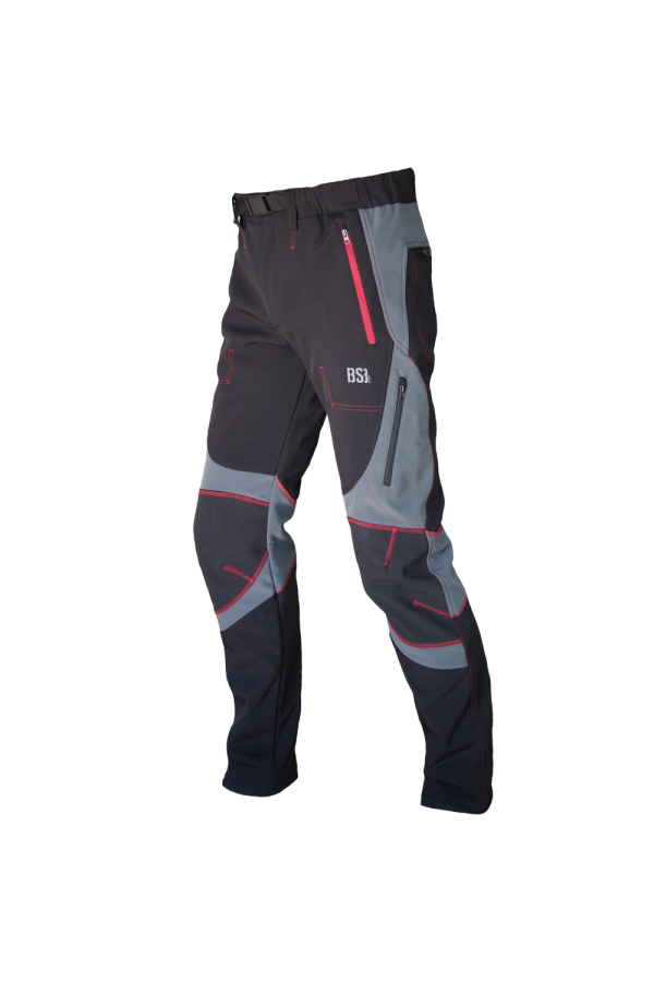 PANTALÓN SOFT SHELL GRIS/NEGRO