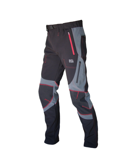 PANTALÓN SOFT SHELL GRIS/NEGRO