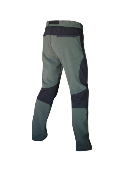 PANTALÓN SOFT SHELL CAQUI/NEGRO