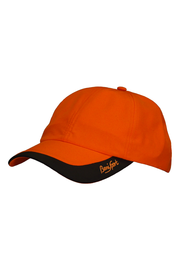 GORRA NARANJA FLUOR MICROFIBRA