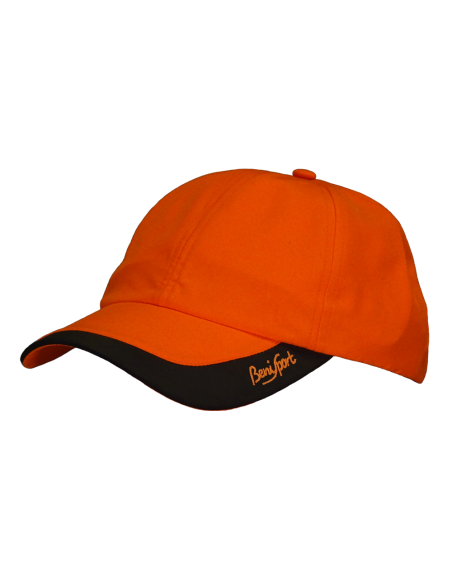 GORRA NARANJA FLUOR MICROFIBRA