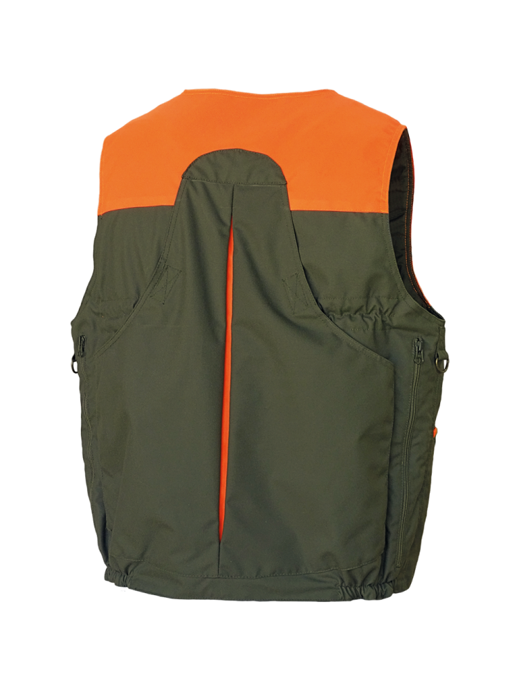 CHALECO DOBLE MORRAL CAQUI/NARANJA "IRON"