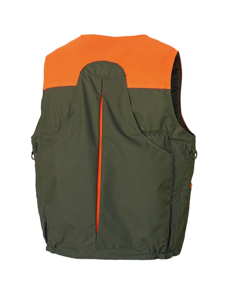 CHALECO DOBLE MORRAL CAQUI/NARANJA "IRON"