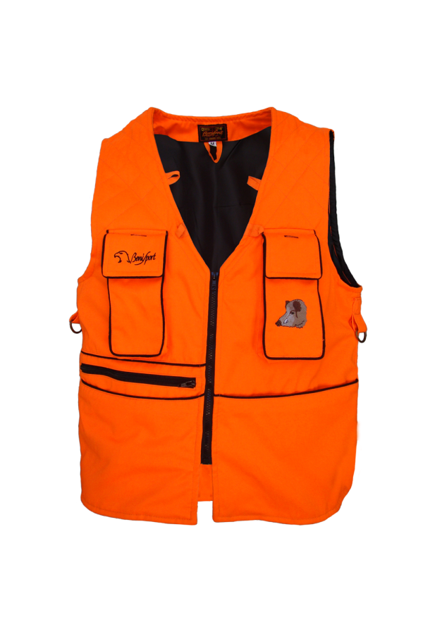 CHALECO NARANJA FLUOR "BATIDA"