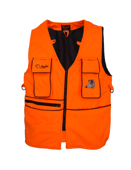 CHALECO NARANJA FLUOR "BATIDA"