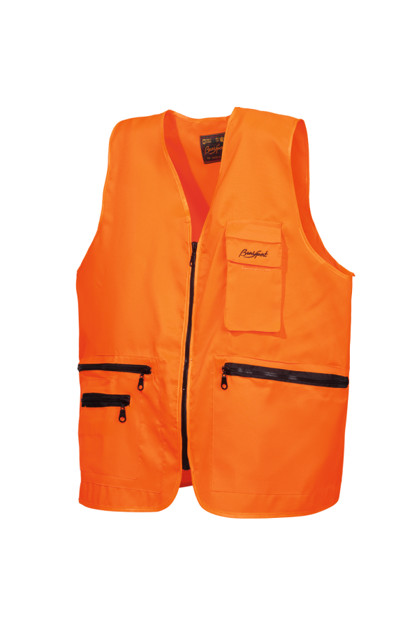 CHALECO NARANJA FLUOR "BASIC LINE"