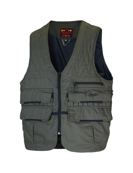 CHALECO DOBLE MORRAL CAQUI RIPSTOP "IRON"