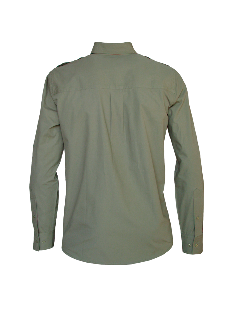 CAMISA "SAFARI"  CAQUI