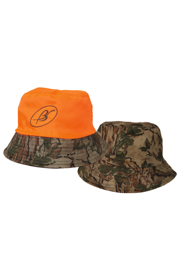 SOMBRERO REVERSIBLE NAT. CAMU/NARANJA