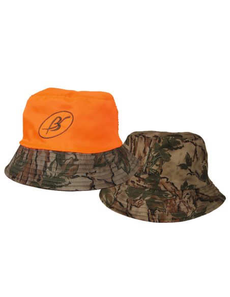 SOMBRERO REVERSIBLE NAT. CAMU/NARANJA