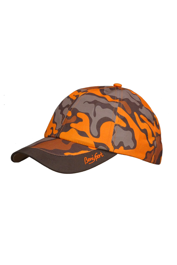 GORRA CAMUFLAGE NARANJA INFANTIL