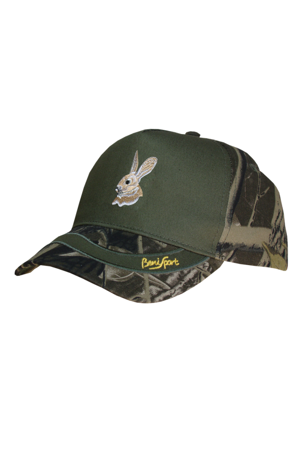 GORRA 5 PANELES BORDADO CONEJO