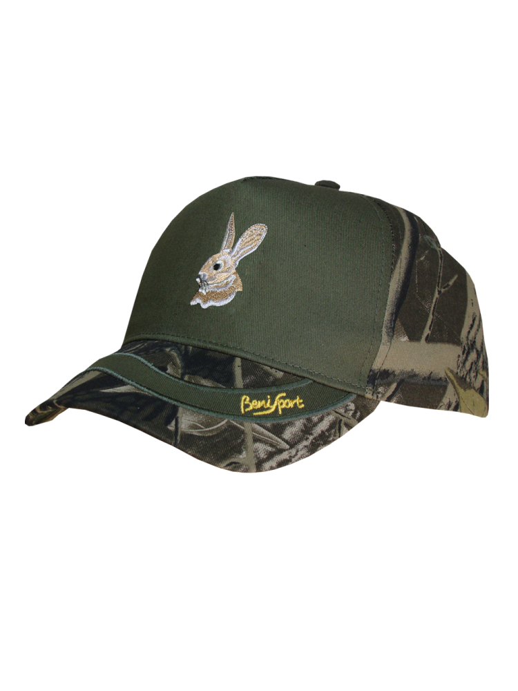 GORRA 5 PANELES BORDADO CONEJO