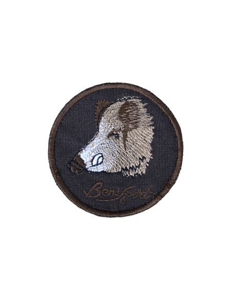 BORDADO JABALÍ  MARRÓN