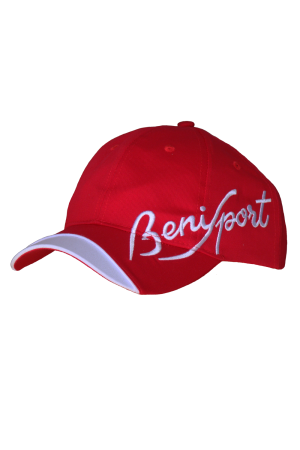 GORRA 6 PANELES ROJA