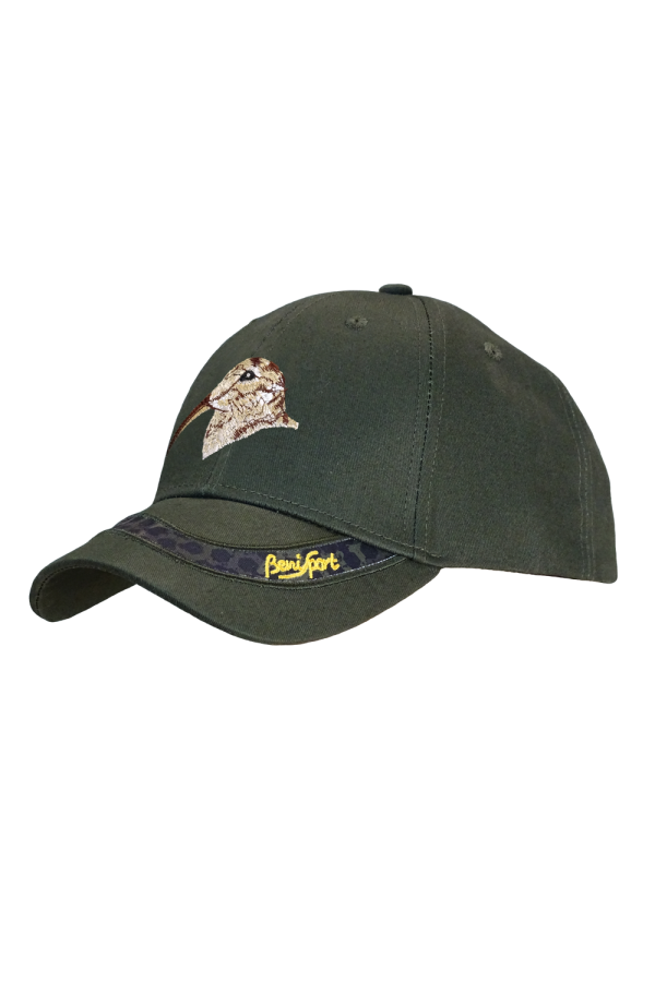 GORRA 6 PANELES BORDADO BECADA