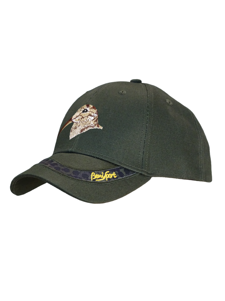 GORRA 6 PANELES BORDADO BECADA