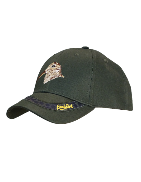 GORRA 6 PANELES BORDADO BECADA