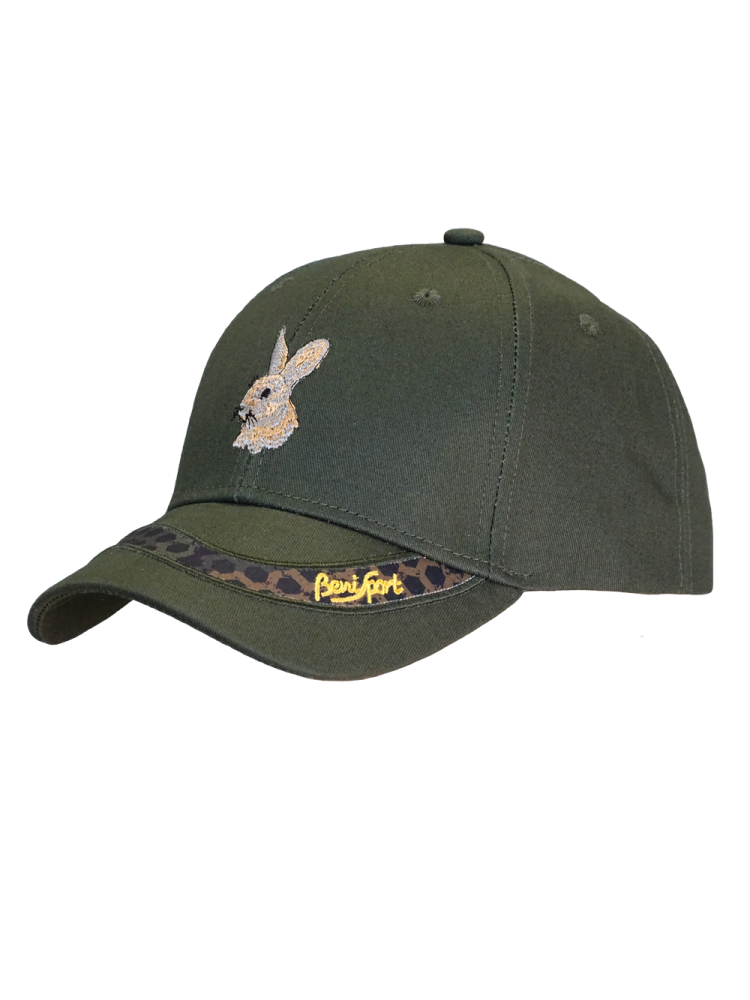 GORRA 6 PANELES BORDADO CONEJO