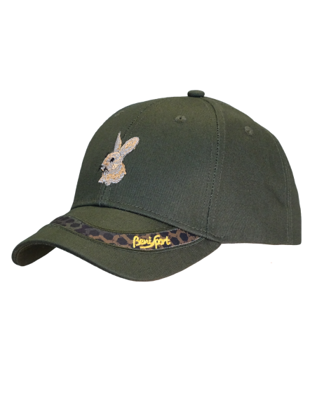 GORRA 6 PANELES BORDADO CONEJO