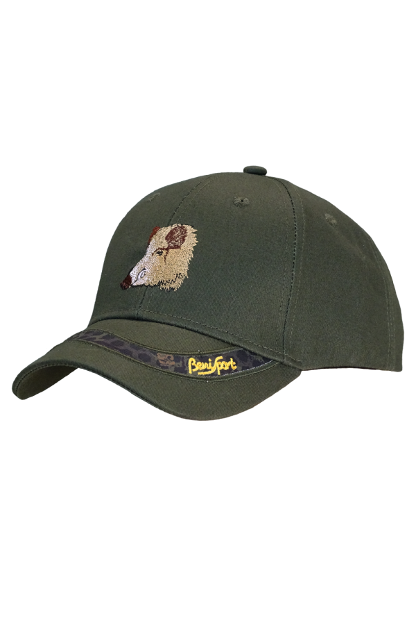 GORRA 6 PANELES BORDADO JABALÍ