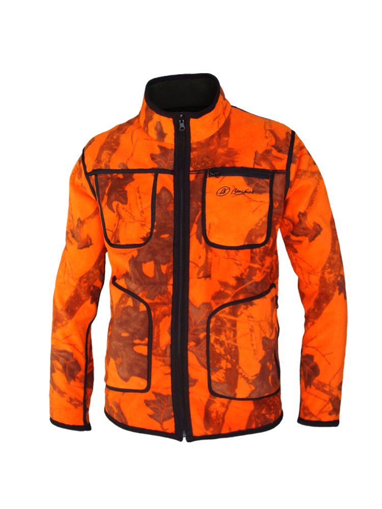 CHAQUETA POLAR REVERSIBLE CAQUI/NARANJA...