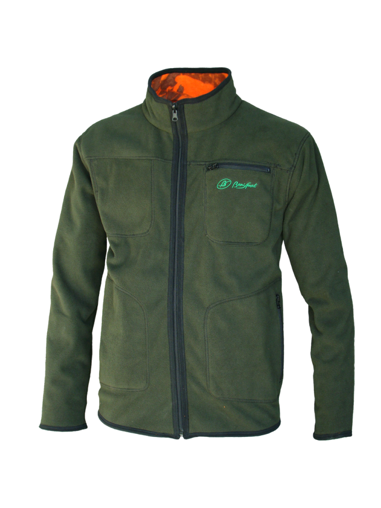 CHAQUETA POLAR REVERSIBLE CAQUI/NARANJA...