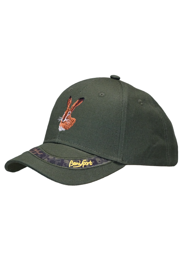 GORRA 6 PANELES BORDADO LIEBRE