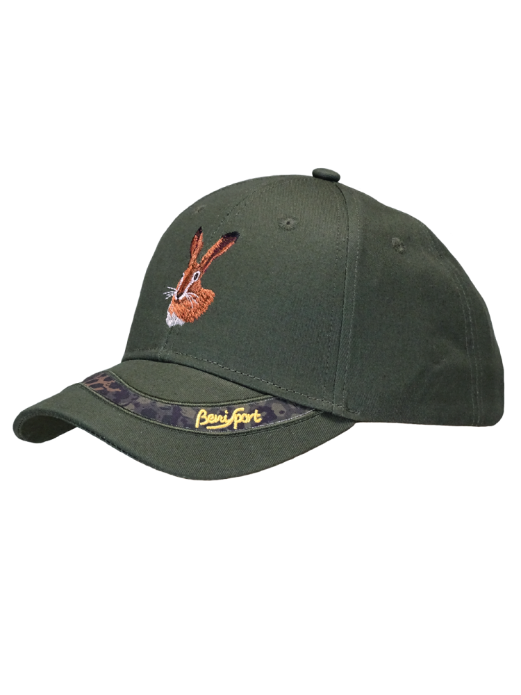 GORRA 6 PANELES BORDADO LIEBRE