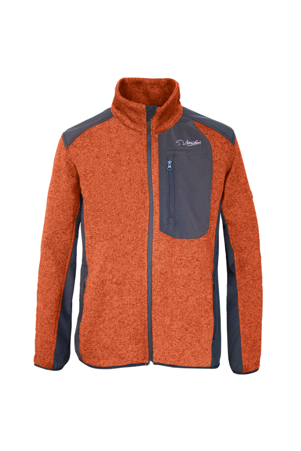CHAQUETA PUNTO-SOFTSHELL "ARAL" NARANJA