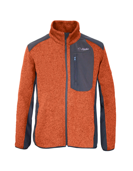 CHAQUETA PUNTO-SOFTSHELL "ARAL" NARANJA