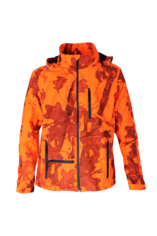 CHAQUETA IMPERMEABLE "KRILL" CAMU NARANJA