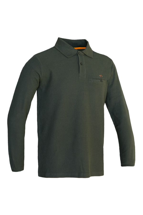 POLO PIQUE "MENTA" M/L