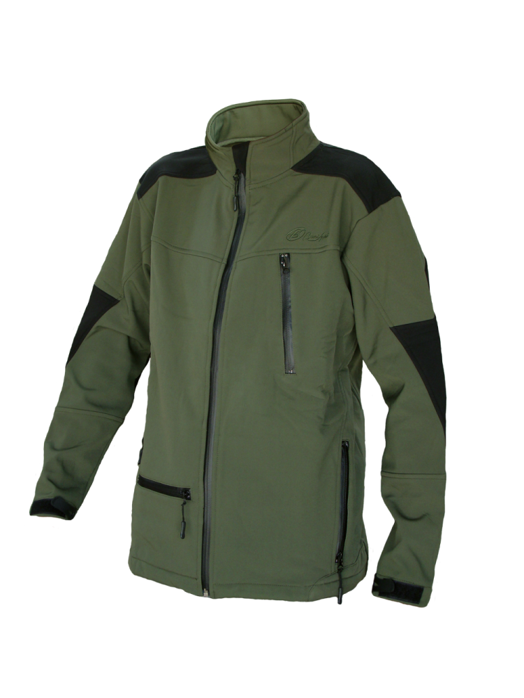 CHAQUETA SOFT-SHELL  "EVEREST"CAQUI/NEGRO -...