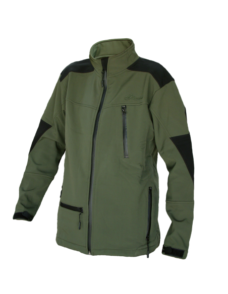 CHAQUETA SOFT-SHELL  "EVEREST"CAQUI/NEGRO - TALLA 2XL