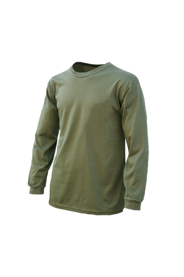 CAMISETA CAQUI INFANTIL M/LARGA