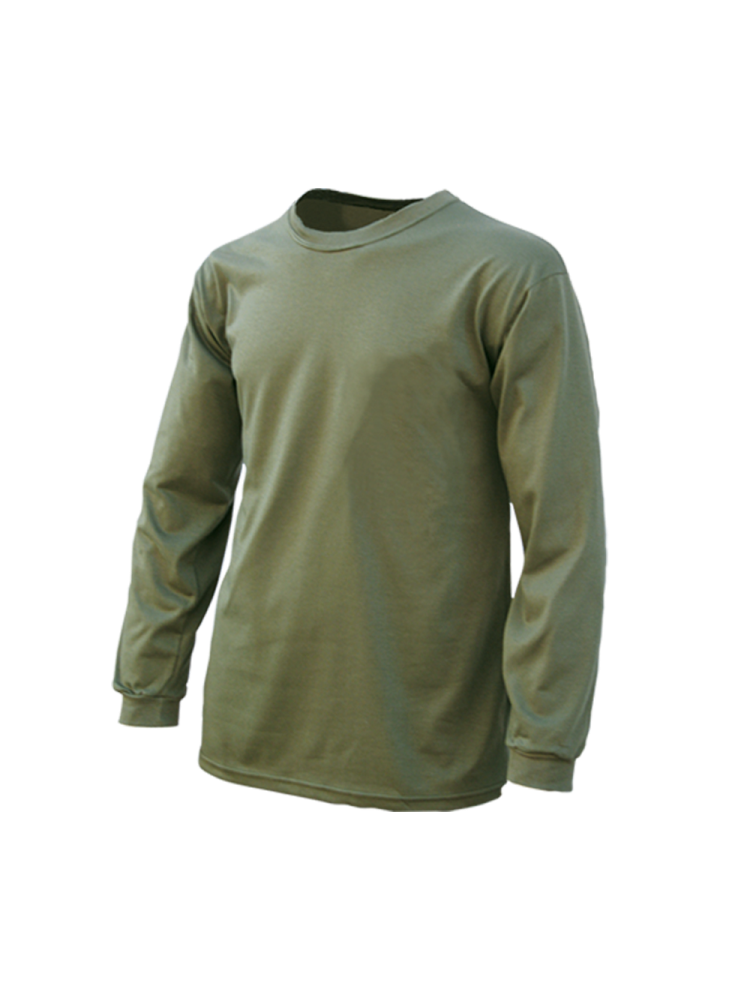 CAMISETA CAQUI INFANTIL M/LARGA