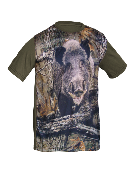 CAMISETA 3D "JABALI"