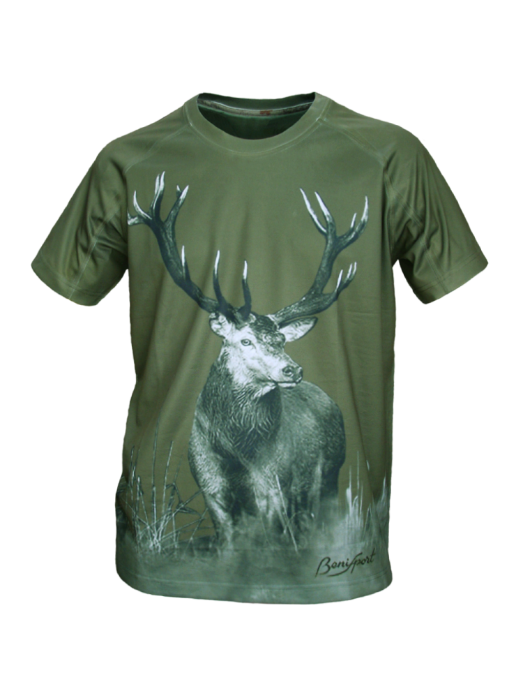 CAMISETA TECNICA "CIERVO" M/CORTA